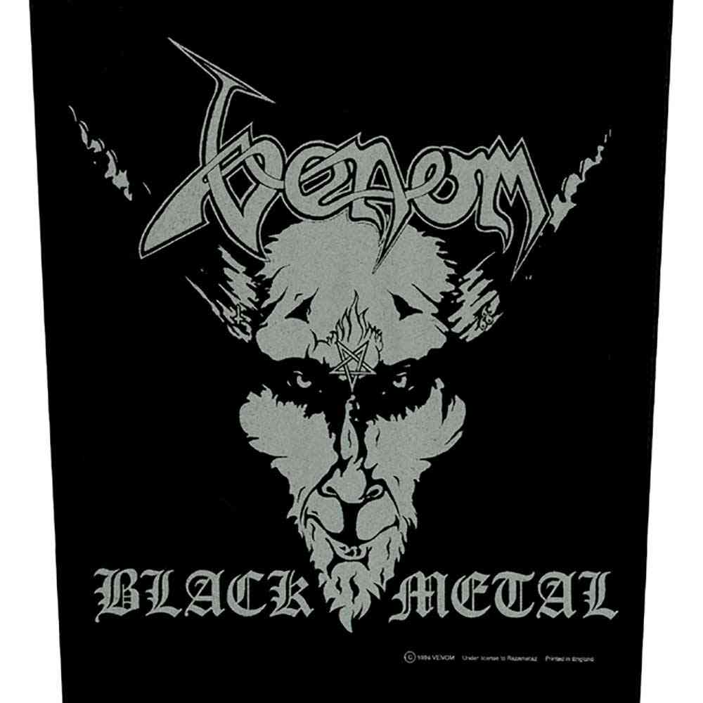 Venom - Black Metal Rugpatch - Zwart
